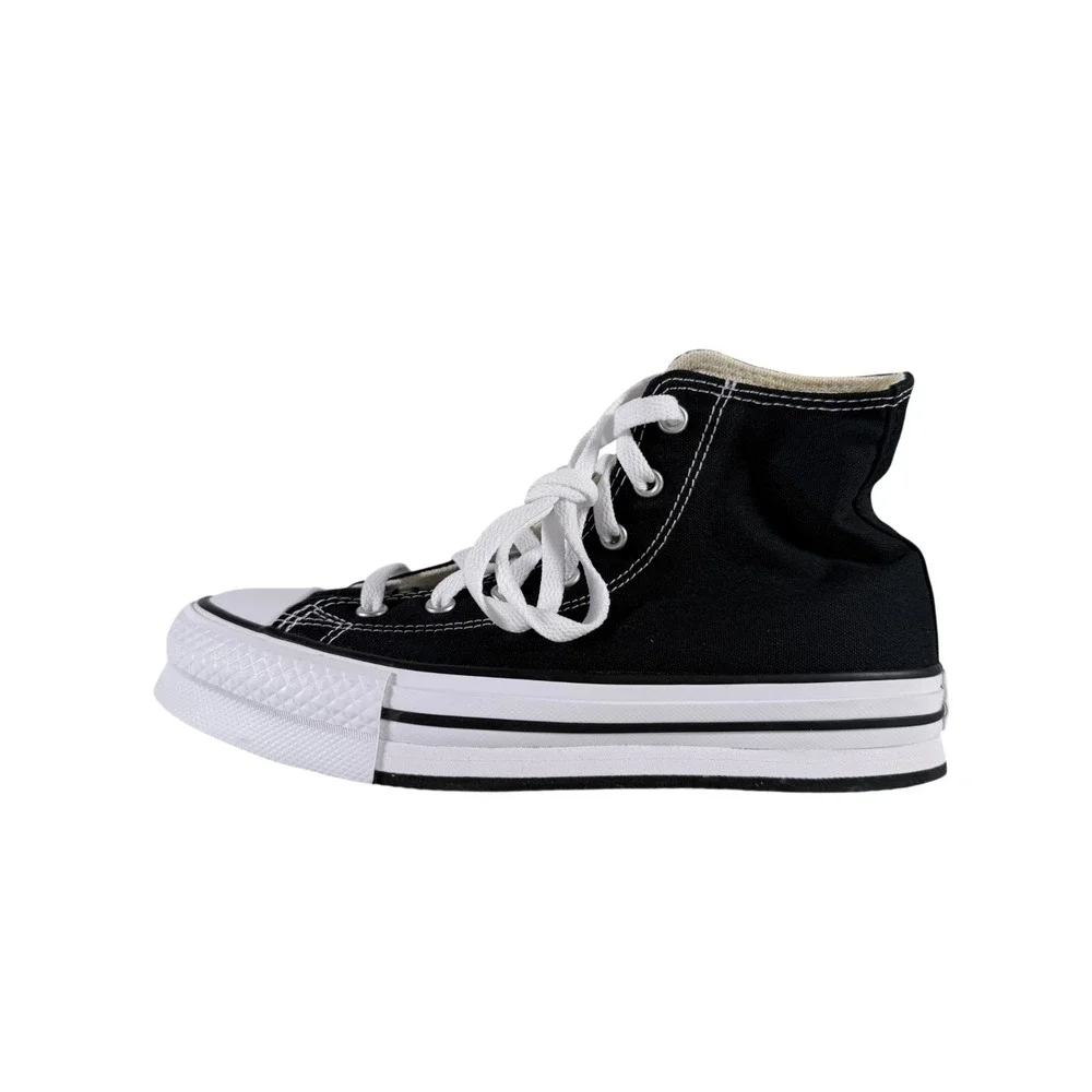 Big Kids 5 CONVERSE Chuck Taylor‎ All Star Lift Platform High Top Black 272855F